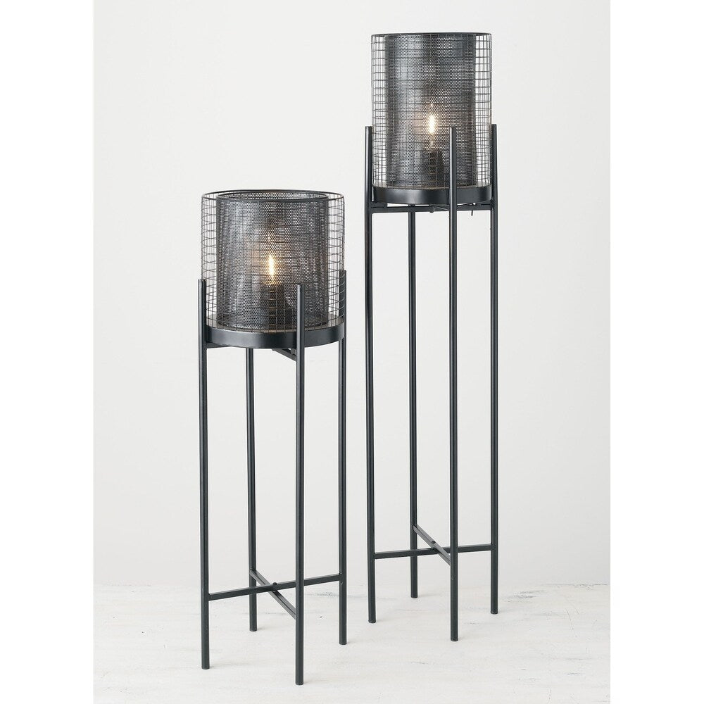 Sullivans LED Standing Lanterns - Set of 2