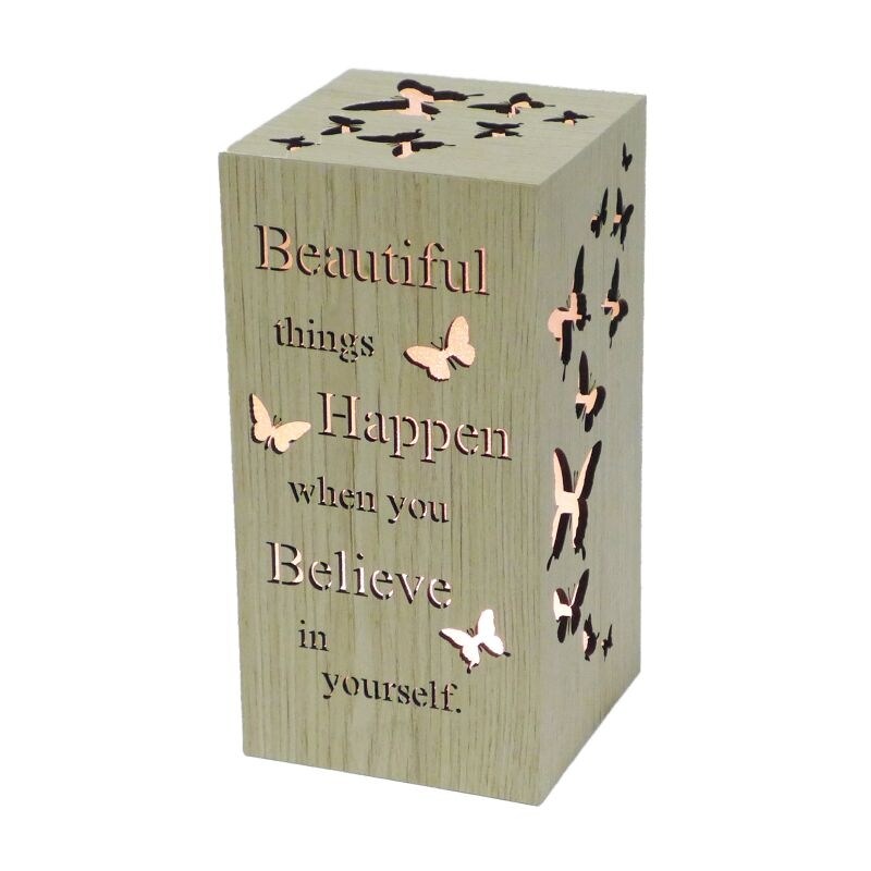 Led With Text - Beautiful Things Happen Night Light