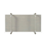 Leddy Acacia and Tempered Glass Coffee Table by Christopher Knight Home