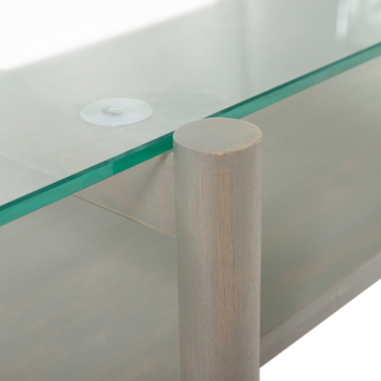 Leddy Acacia and Tempered Glass Coffee Table by Christopher Knight Home