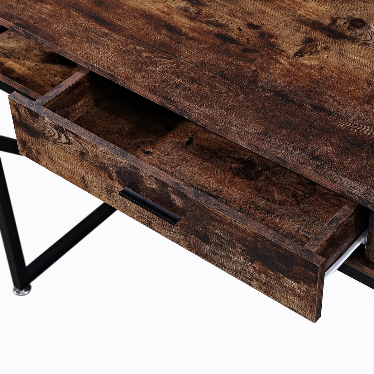 47.2'' Industrial Writing Desk with Storage Drawer and Shelf