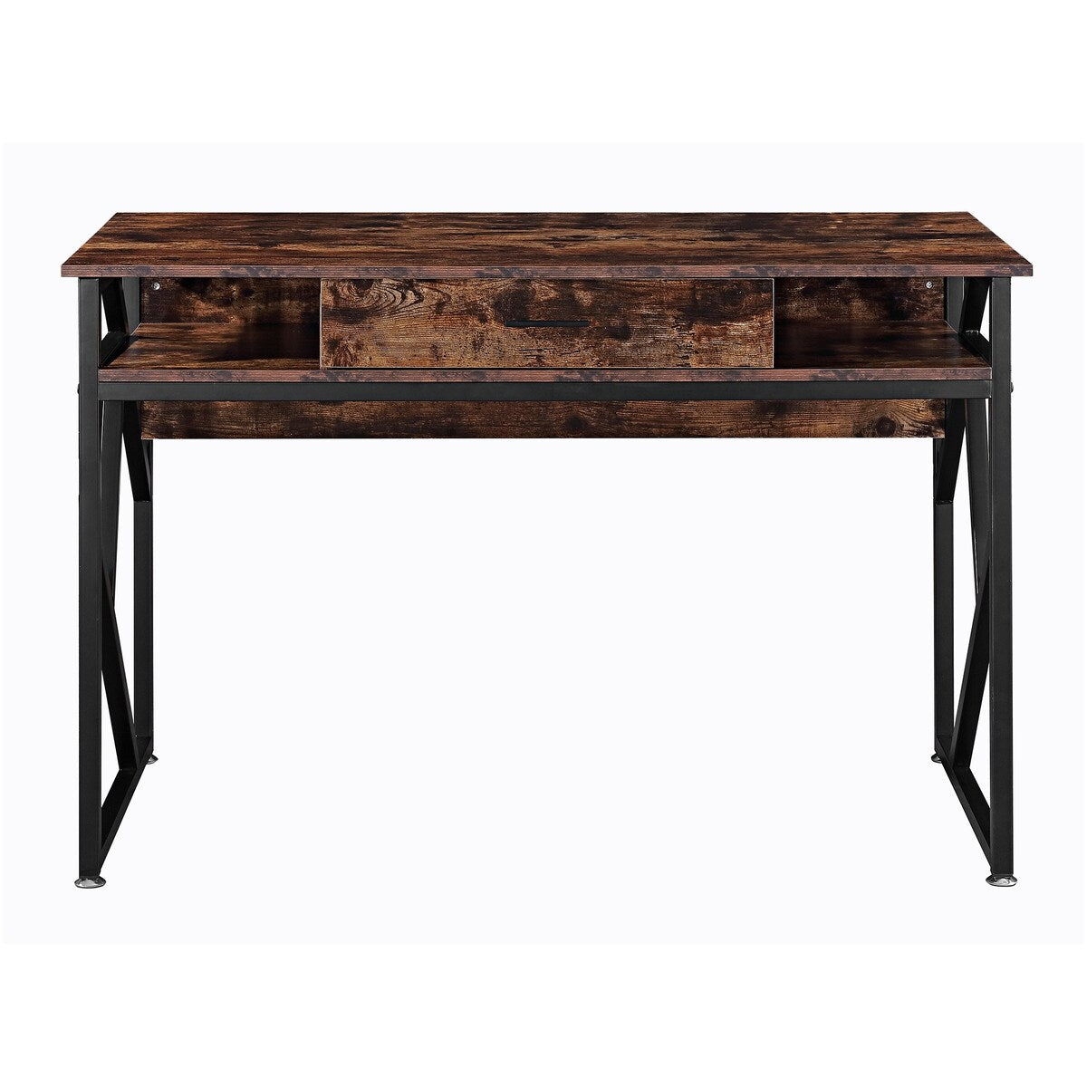 47.2'' Industrial Writing Desk with Storage Drawer and Shelf