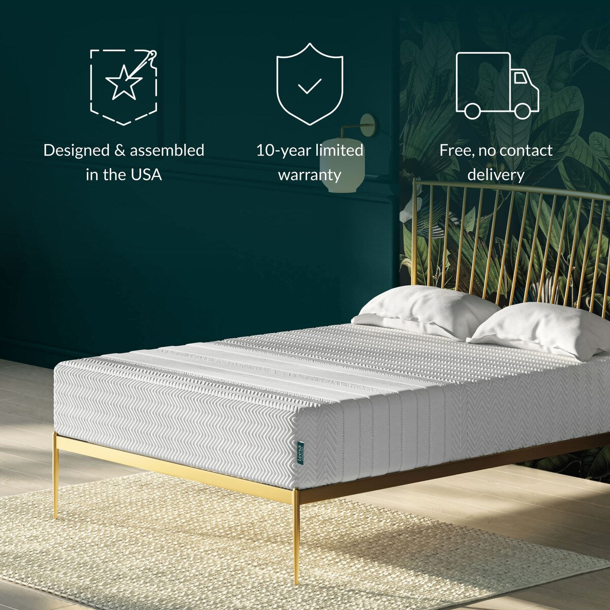 Leesa Legend 12" Hybrid Mattress with Organic Cotton Cover