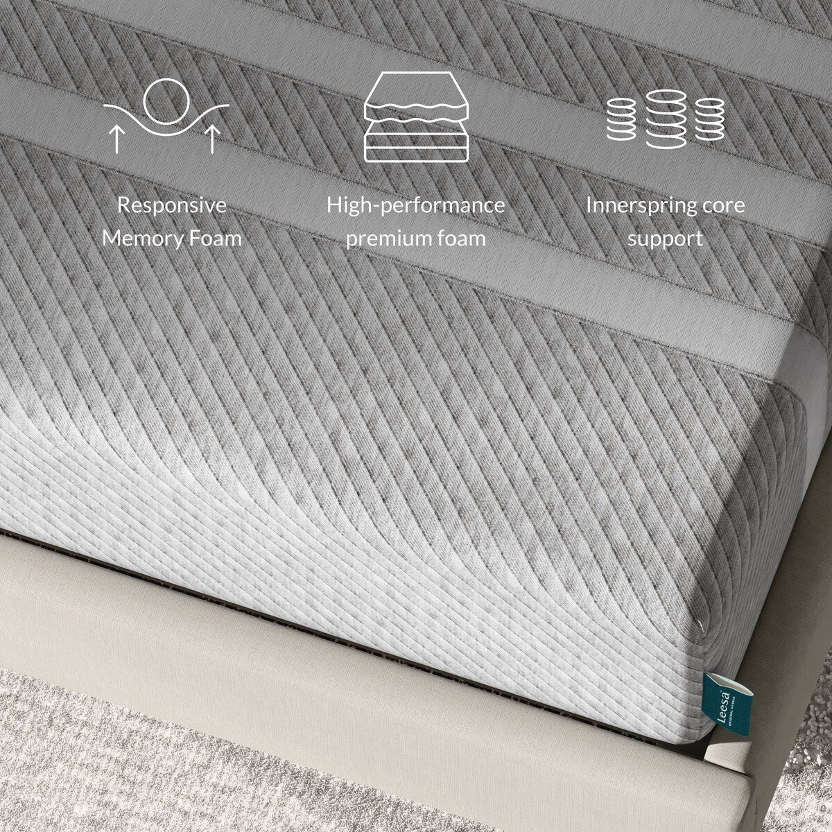 Leesa Original 11" Hybrid Mattress with Memory Foam