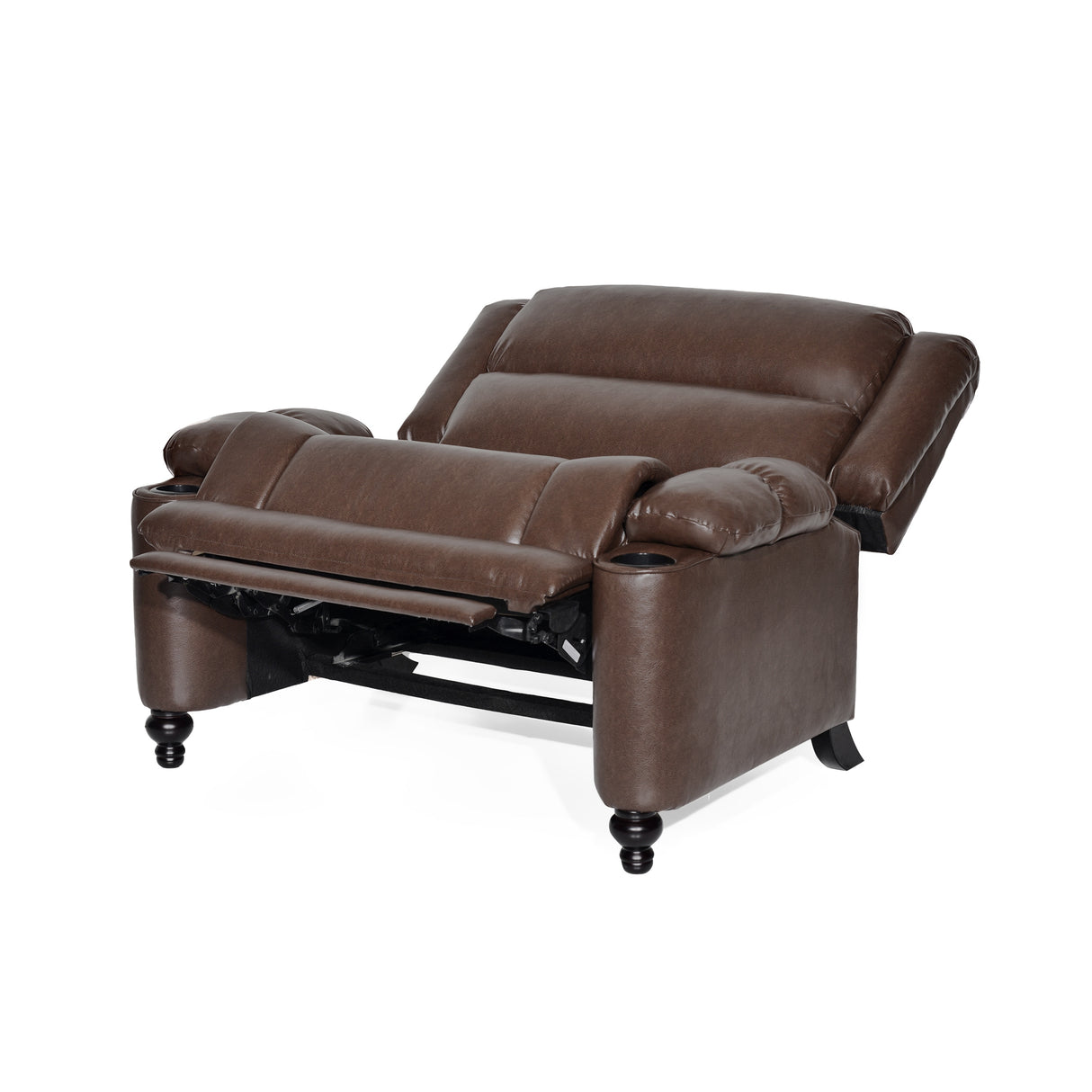 Leet Faux Leather Oversized Pushback Recliner by Christopher Knight Home