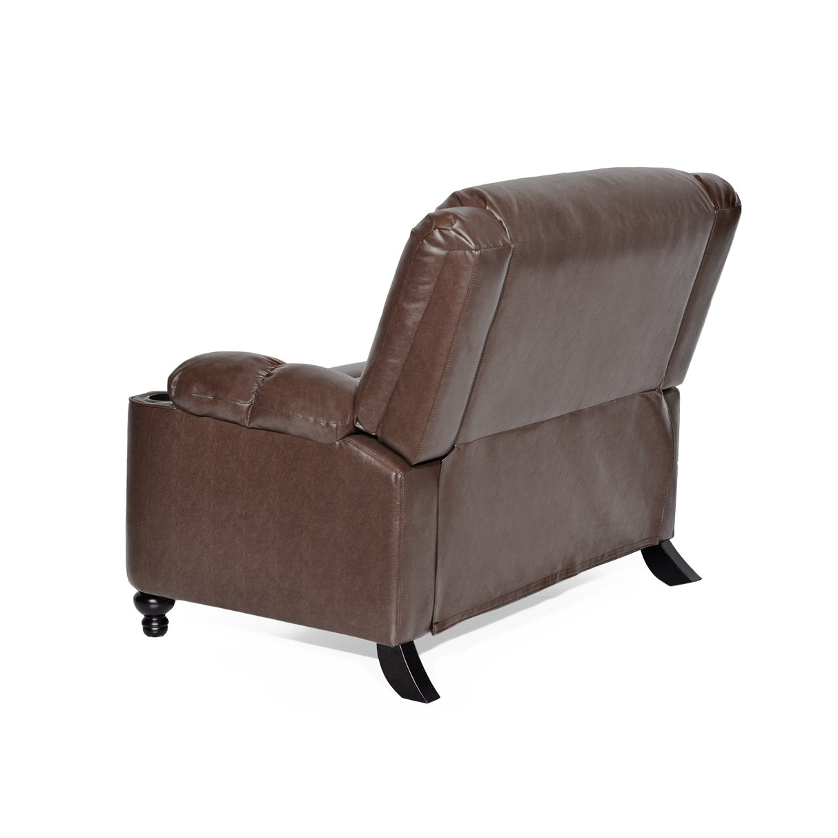 Leet Faux Leather Oversized Pushback Recliner by Christopher Knight Home