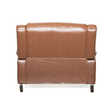 Leet Faux Leather Oversized Pushback Recliner by Christopher Knight Home