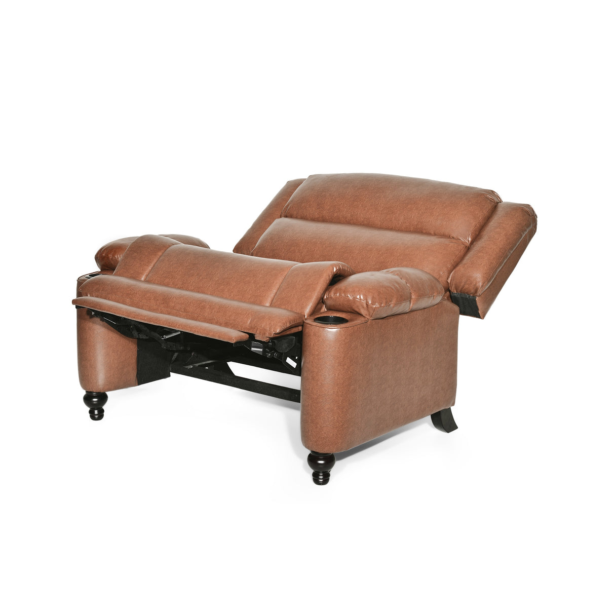 Leet Faux Leather Oversized Pushback Recliner by Christopher Knight Home