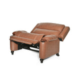 Leet Faux Leather Oversized Pushback Recliner by Christopher Knight Home