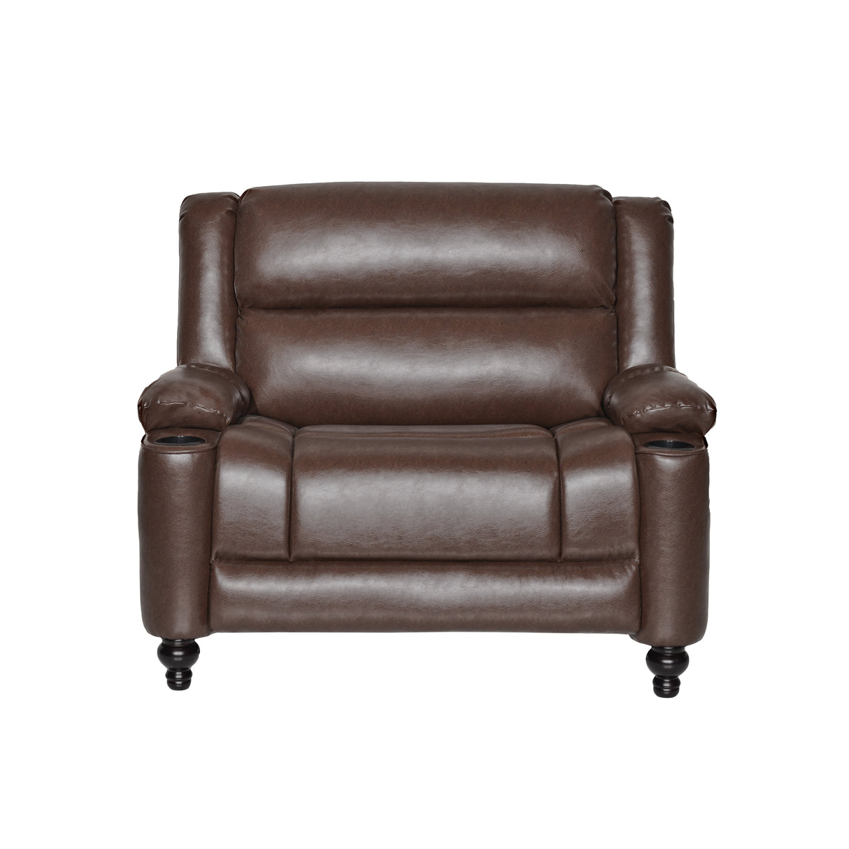 Leet Faux Leather Oversized Pushback Recliner by Christopher Knight Home