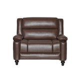 Leet Faux Leather Oversized Pushback Recliner by Christopher Knight Home