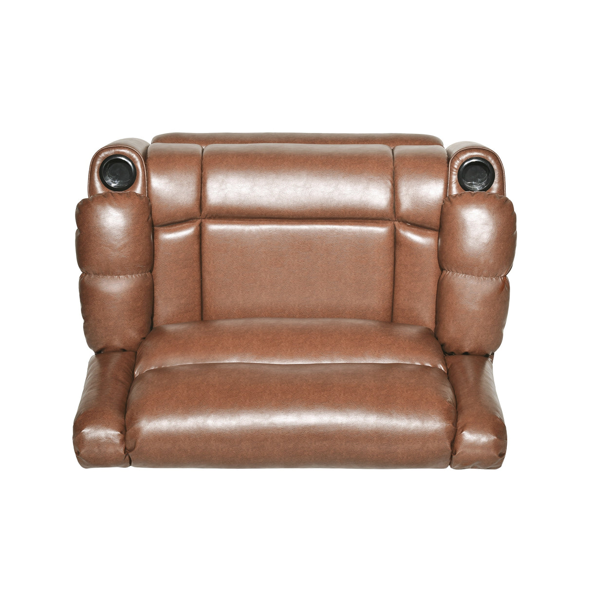 Leet Faux Leather Oversized Pushback Recliner by Christopher Knight Home