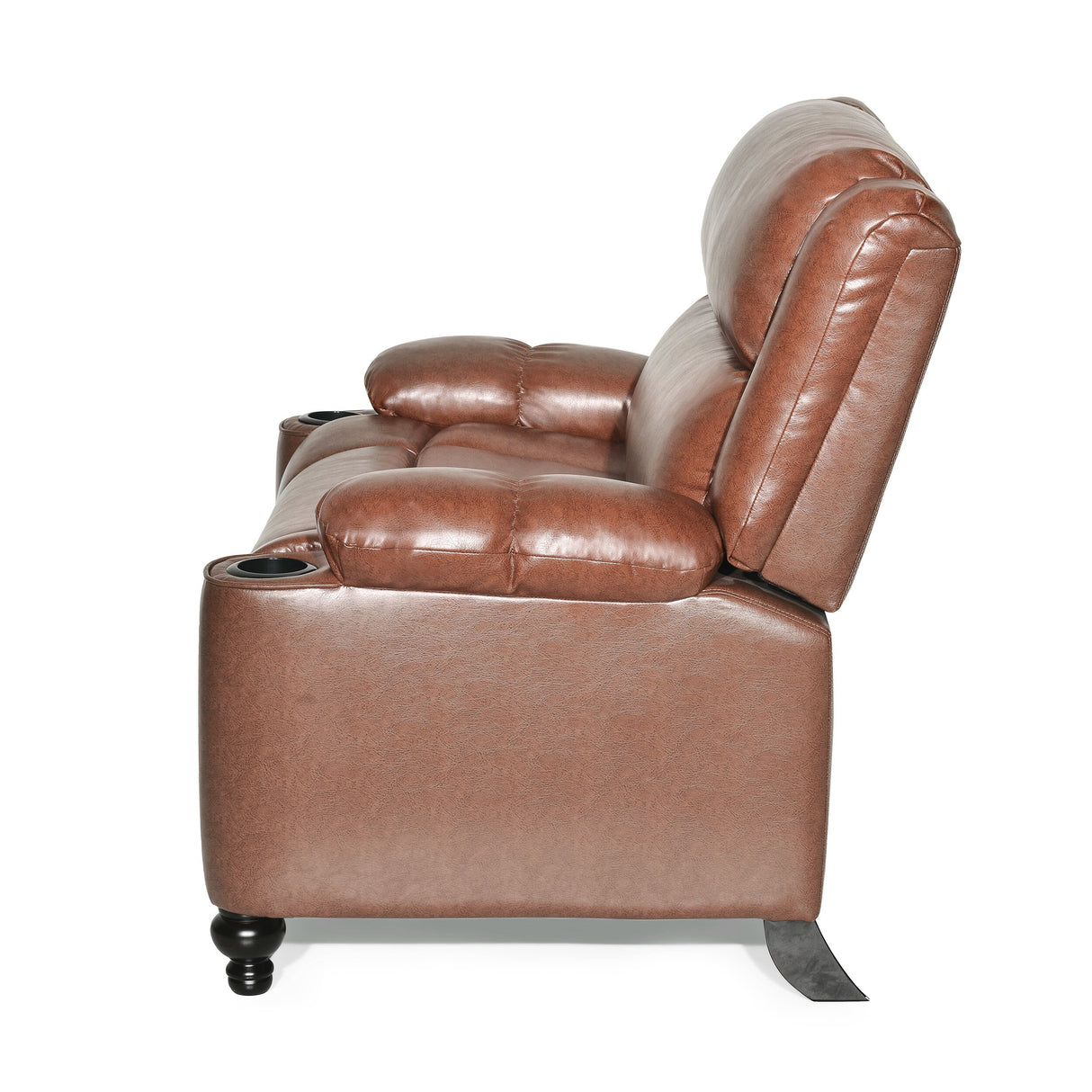 Leet Faux Leather Oversized Pushback Recliner by Christopher Knight Home