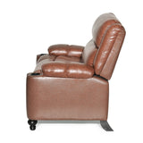 Leet Faux Leather Oversized Pushback Recliner by Christopher Knight Home
