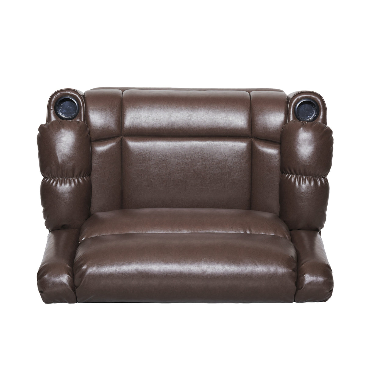 Leet Faux Leather Oversized Pushback Recliner by Christopher Knight Home
