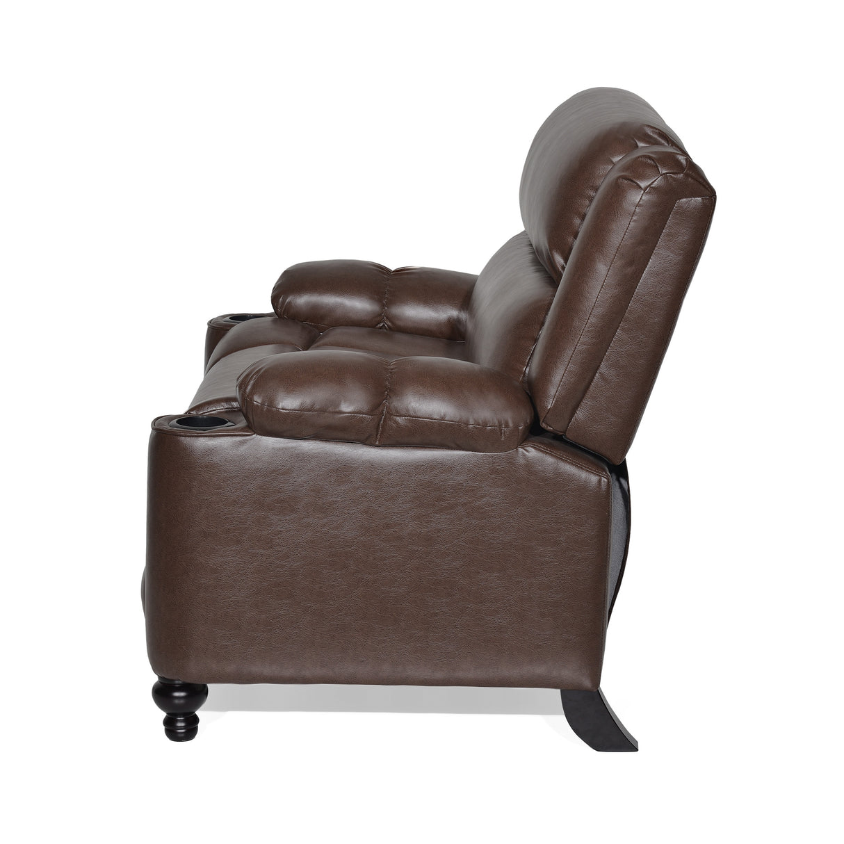 Leet Faux Leather Oversized Pushback Recliner by Christopher Knight Home