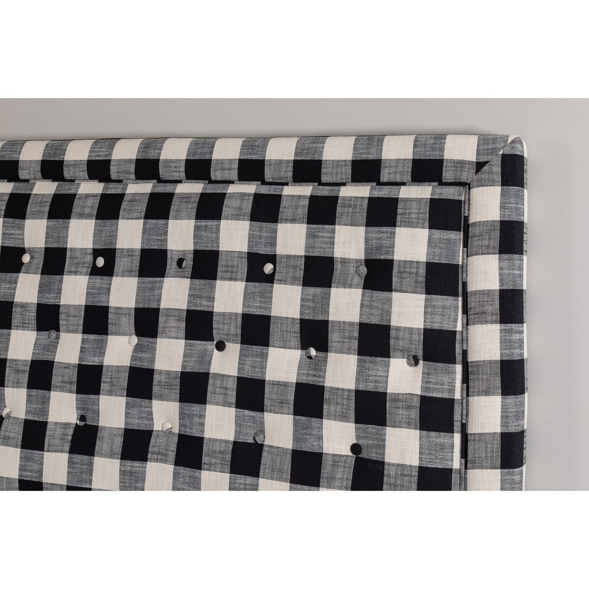 Leffler Home Eden Queen Upholstered Headboard in Blake Raven