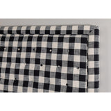 Leffler Home Eden Queen Upholstered Headboard in Blake Raven