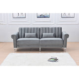 Legend Furniture Covertible Velvet Sofa Bed Sleeper