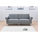 Legend Furniture Covertible Velvet Sofa Bed Sleeper