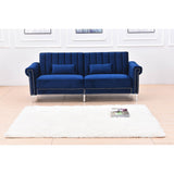 Legend Furniture Covertible Velvet Sofa Bed Sleeper