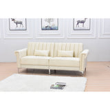 Legend Furniture Covertible Velvet Sofa Bed Sleeper
