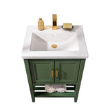 Legion Furniture 24" Vogue Green SINK VANITY