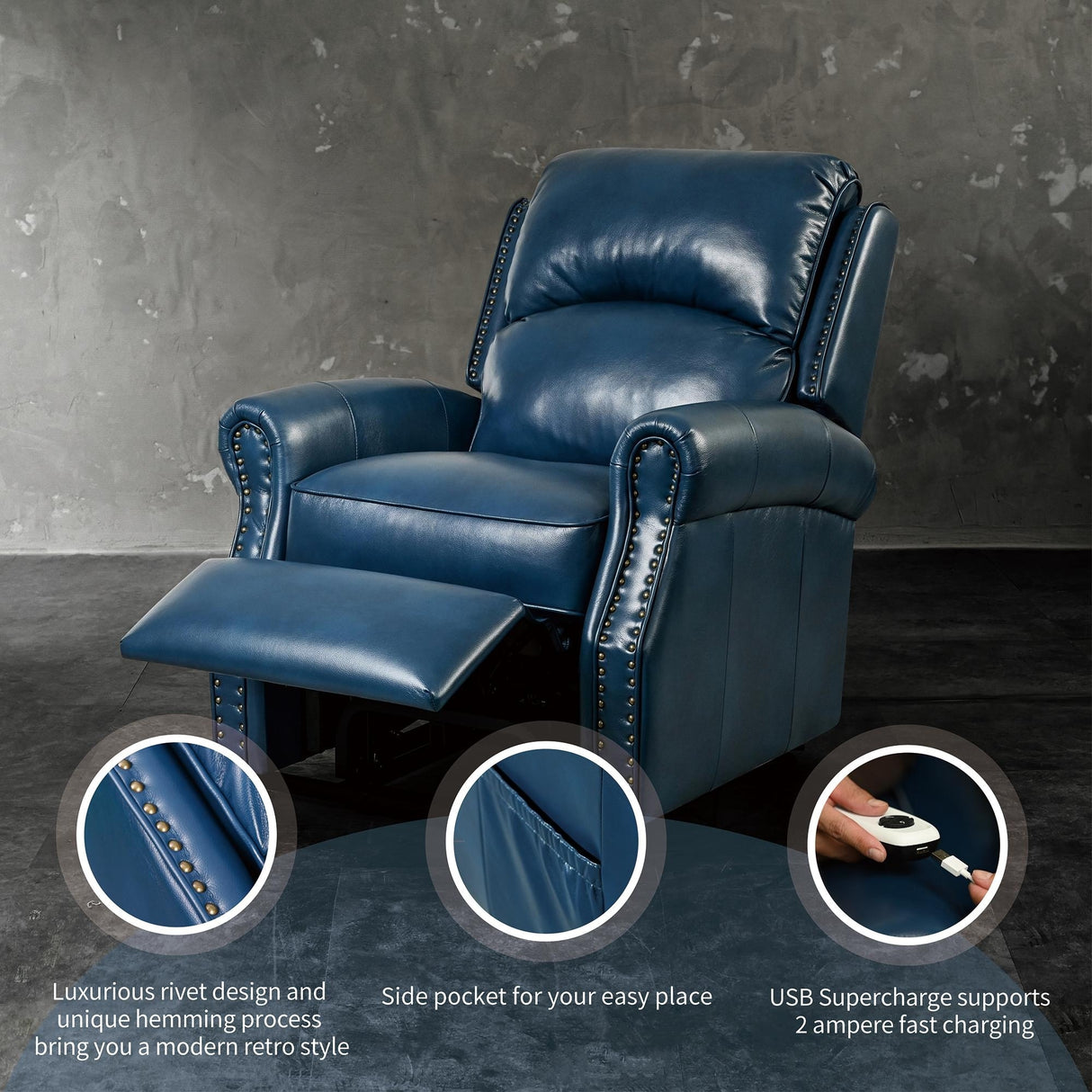 Lehboson Lift Chair Recliners, Electric Power Recliner Chair 