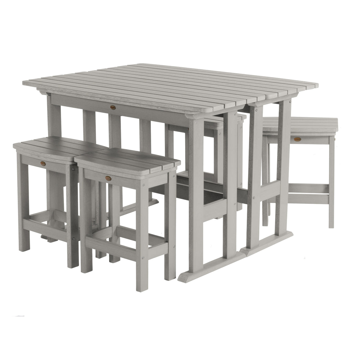 Lehigh 6-Piece Outdoor Balcony Set - Counter-height