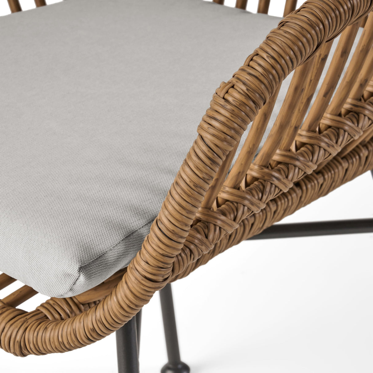 Lehrman Outdoor 2 Seater Faux Wicker Chat Set with Tempered Glass Table by Christopher Knight Home