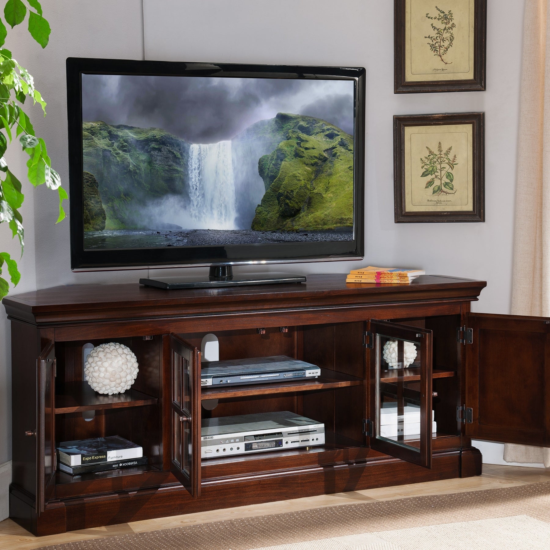 Cherry love birds tv stand sales