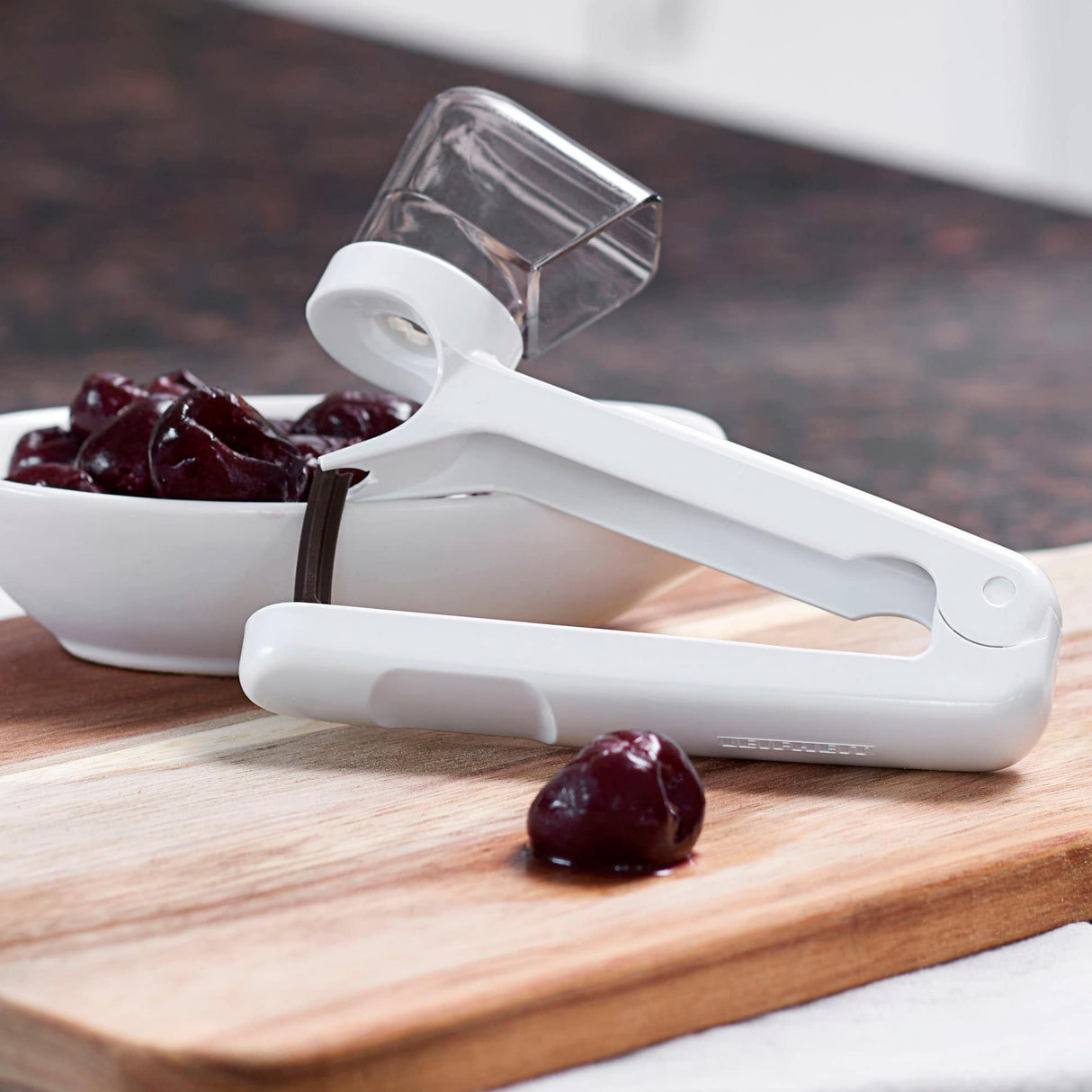 Household Essentials Cherry Pitter with Stone Catcher