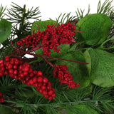 Leigh 25.5" Eucalyptus and Pine Artificial Wreath with Berries by Christopher Knight Home