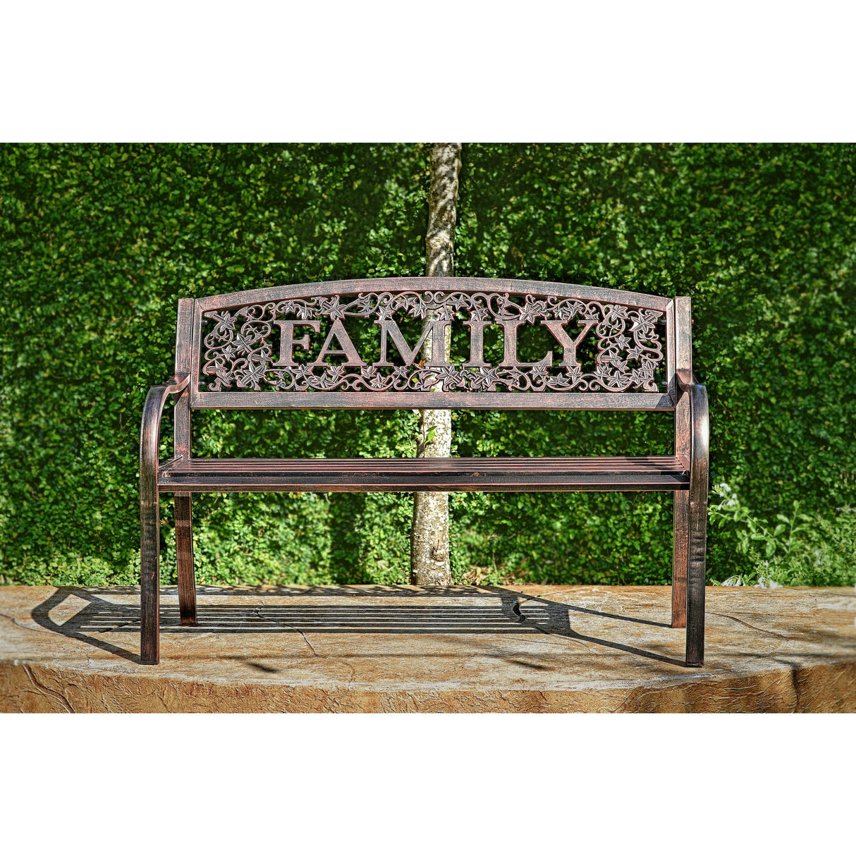 Leigh Country Metal Outdoor Family Bench - N/A