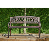 Leigh Country Metal Outdoor Family Bench - N/A