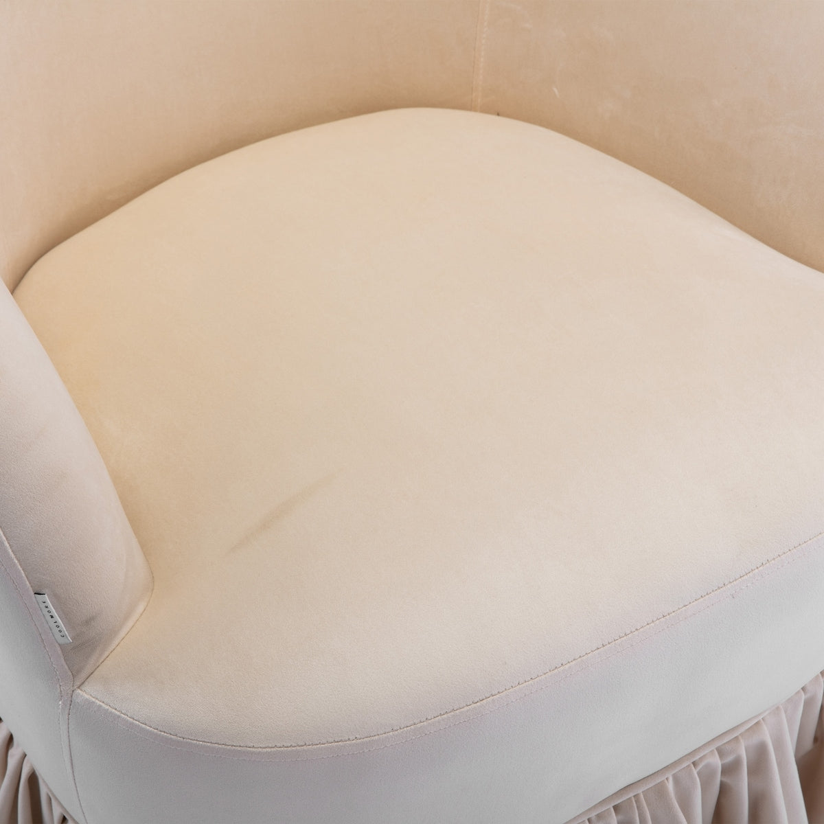 Leisure Arm Chair Vanity Stool Swivel Barrel Chair for Nursery, Hotel, Bedroom, Office, Lounge