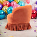 Leisure Arm Chair Vanity Stool Swivel Barrel Chair for Nursery, Hotel, Bedroom, Office, Lounge
