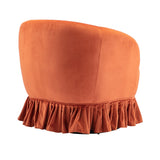 Leisure Arm Chair Vanity Stool Swivel Barrel Chair for Nursery, Hotel, Bedroom, Office, Lounge