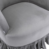 Leisure Arm Chair Vanity Stool Swivel Barrel Chair for Nursery, Hotel, Bedroom, Office, Lounge