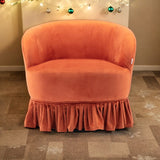 Leisure Arm Chair Vanity Stool Swivel Barrel Chair for Nursery, Hotel, Bedroom, Office, Lounge