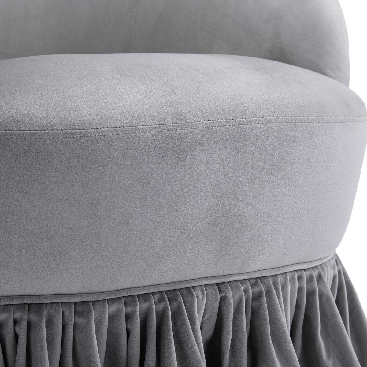 Leisure Arm Chair Vanity Stool Swivel Barrel Chair for Nursery, Hotel, Bedroom, Office, Lounge