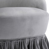 Leisure Arm Chair Vanity Stool Swivel Barrel Chair for Nursery, Hotel, Bedroom, Office, Lounge