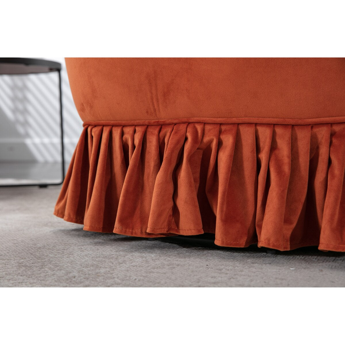 Leisure Arm Chair Vanity Stool Swivel Barrel Chair for Nursery, Hotel, Bedroom, Office, Lounge