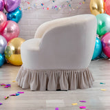 Leisure Arm Chair Vanity Stool Swivel Barrel Chair for Nursery, Hotel, Bedroom, Office, Lounge