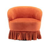 Leisure Arm Chair Vanity Stool Swivel Barrel Chair for Nursery, Hotel, Bedroom, Office, Lounge