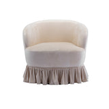 Leisure Arm Chair Vanity Stool Swivel Barrel Chair for Nursery, Hotel, Bedroom, Office, Lounge