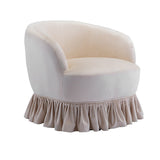 Leisure Arm Chair Vanity Stool Swivel Barrel Chair for Nursery, Hotel, Bedroom, Office, Lounge