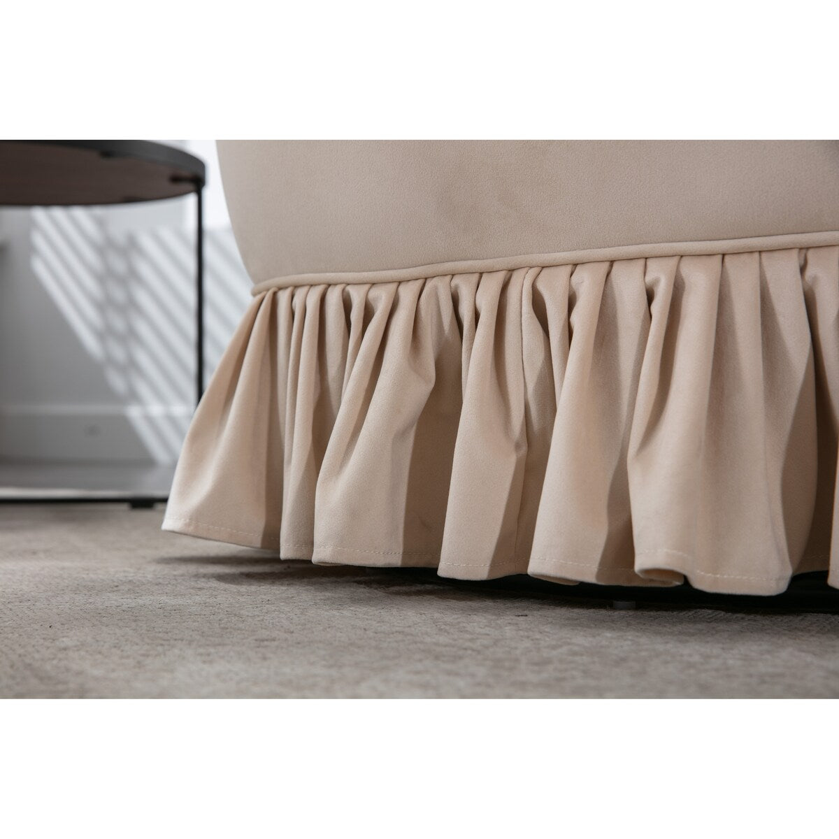 Leisure Arm Chair Vanity Stool Swivel Barrel Chair for Nursery, Hotel, Bedroom, Office, Lounge