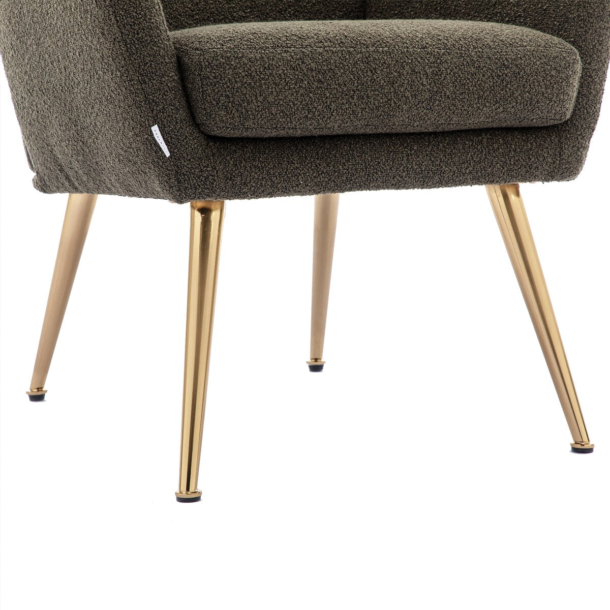 Leisure Fish Tail Accent Chair With Golden Feet