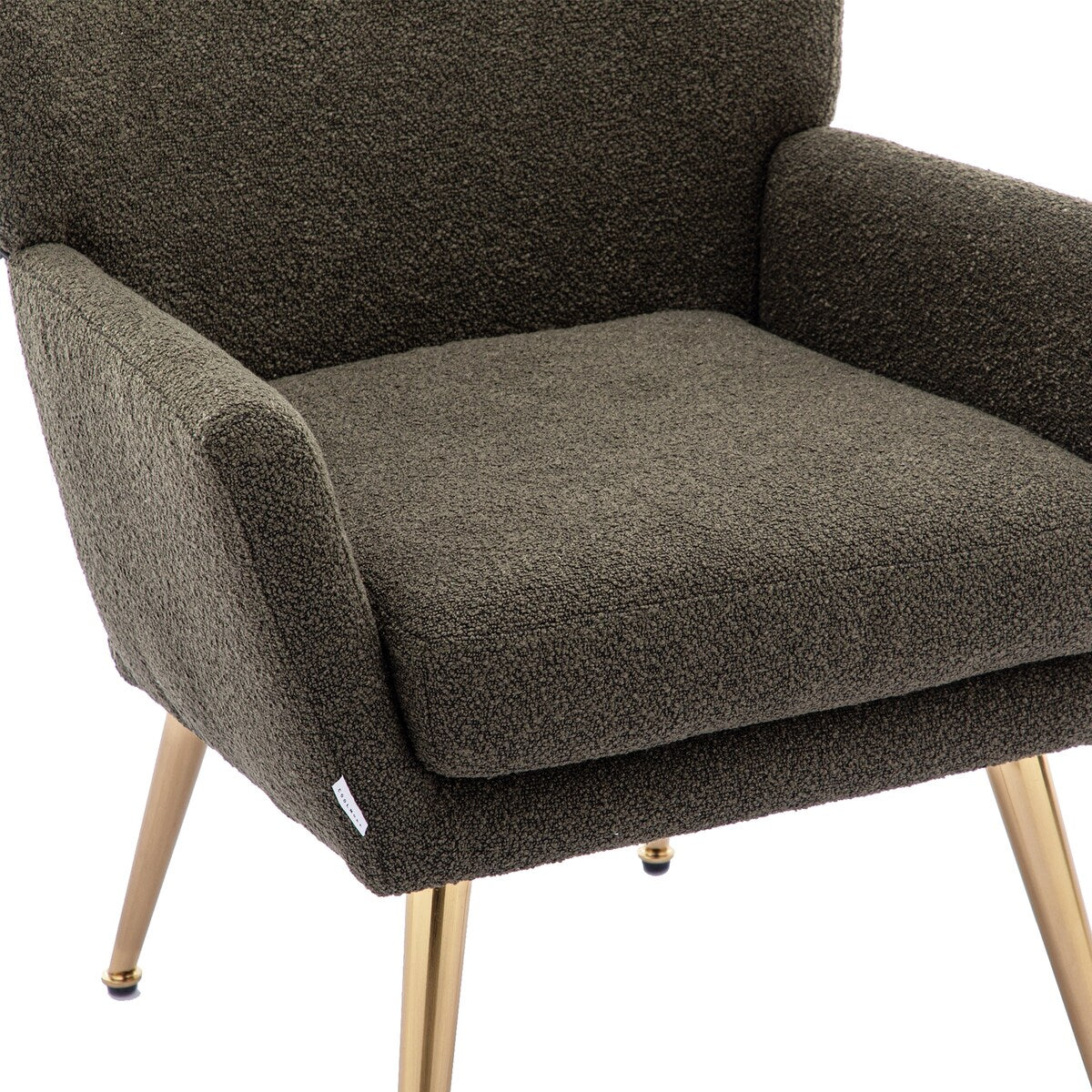 Leisure Fish Tail Accent Chair With Golden Feet